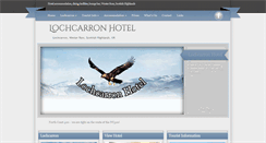 Desktop Screenshot of lochcarronhotel.com